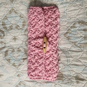 Barbie Pink crochet clutch